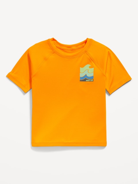 Rashguard Graphic Swim Top for Toddler Boys