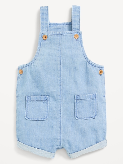 View large product image 1 of 2. Pocket Jean Shortalls for Baby