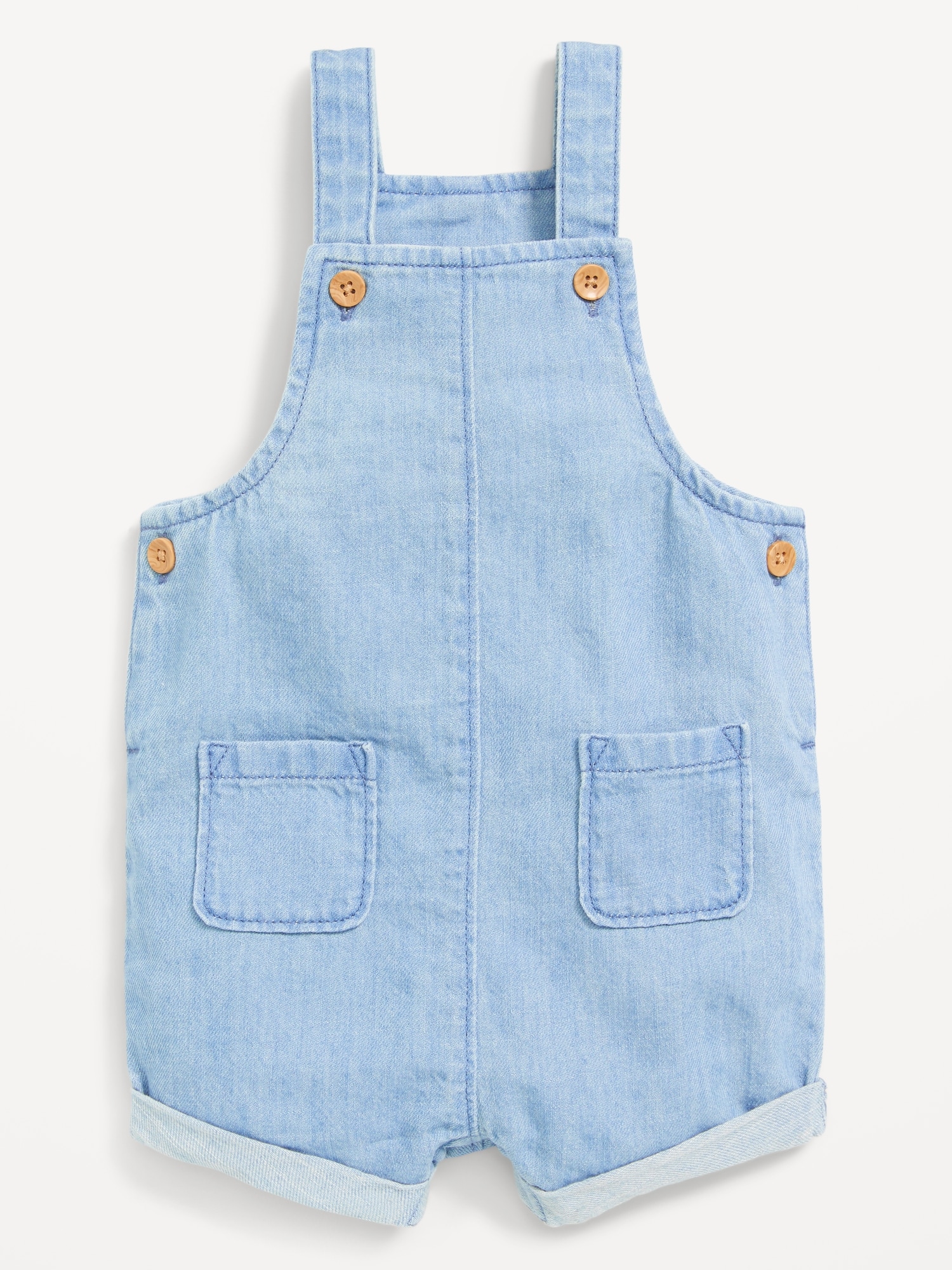 Pocket Jean Shortalls for Baby