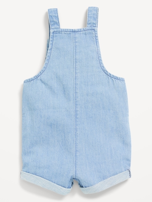 View large product image 2 of 2. Pocket Jean Shortalls for Baby