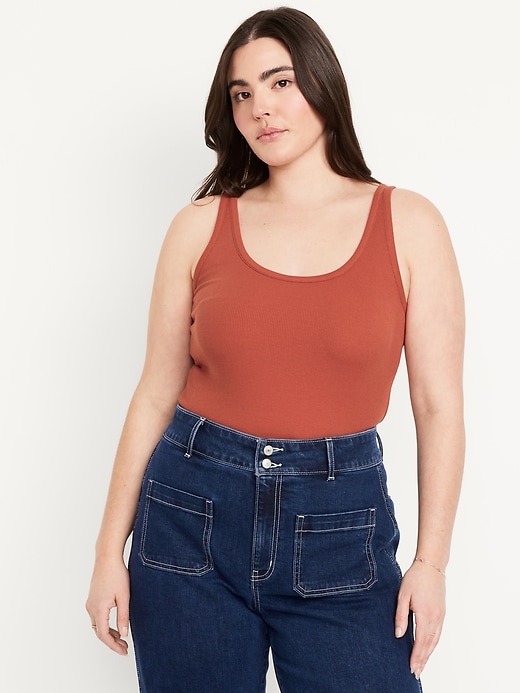 Image number 5 showing, Ribbed Crop Tank Top