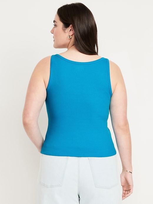 Image number 6 showing, Ribbed Crop Tank Top