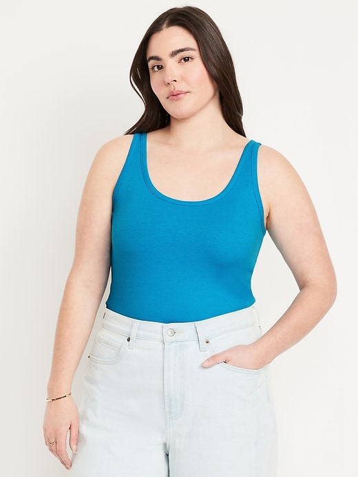 Image number 5 showing, Ribbed Crop Tank Top