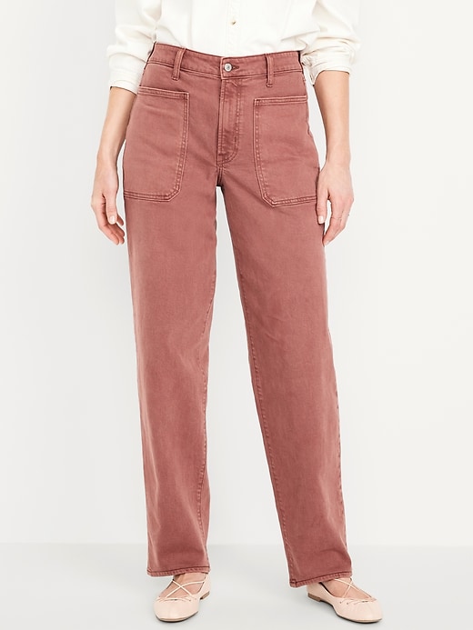 Image number 2 showing, High-Waisted OG Loose Utility Jeans