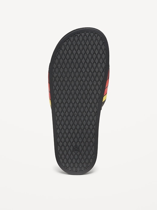 Image number 4 showing, Gender-Neutral Faux-Leather Pool Slide Sandals for Kids