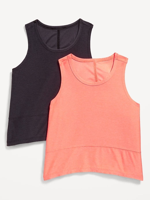 View large product image 1 of 1. CloudMotion Muscle Tank Top 2-Pack for Girls