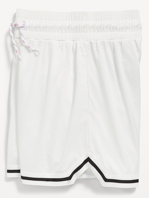 Image number 4 showing, High-Waisted Mesh Basketball Shorts for Girls