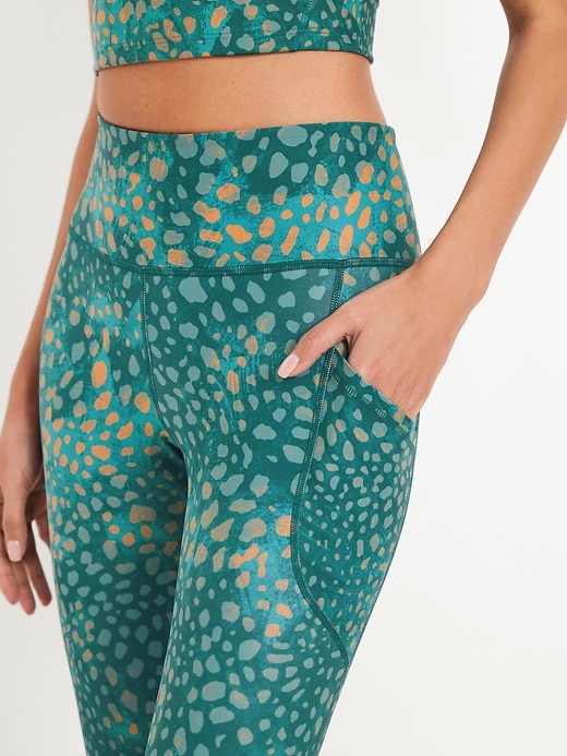 Image number 3 showing, High-Waisted PowerSoft 7/8 Pocket Leggings