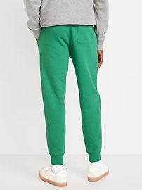 L'image numéro 2 présente Pantalon de jogging effilé en coton ouaté à logo