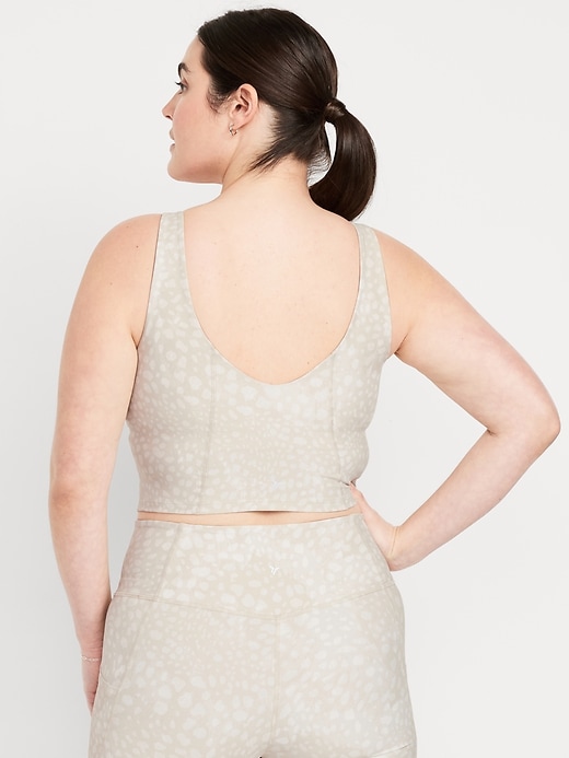 Image number 6 showing, Light Support PowerSoft Longline Sports Bra