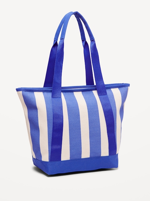Large Graphic Tote Bag - Blue