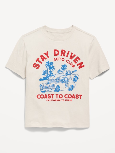 T-shirt à manches courtes à imprimé pour garçon