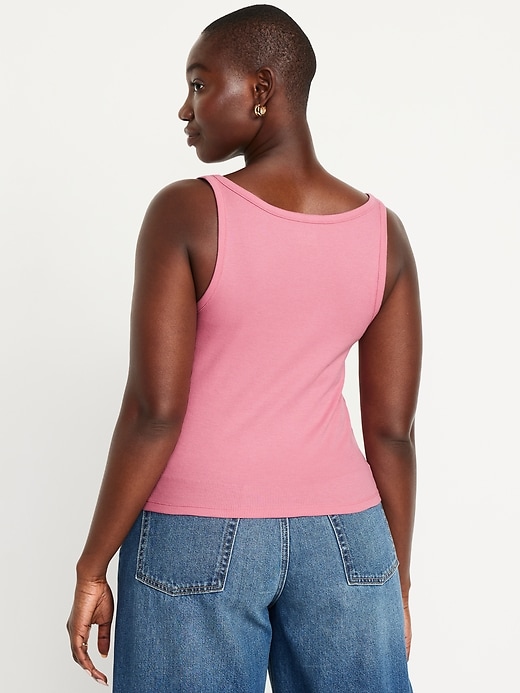 Image number 6 showing, Ribbed Crop Tank Top