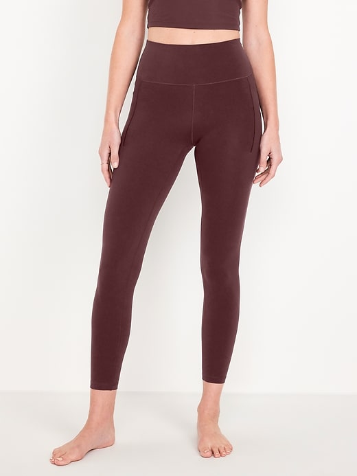 Image number 1 showing, High-Waisted StudioSmooth 7/8 Pocket Leggings