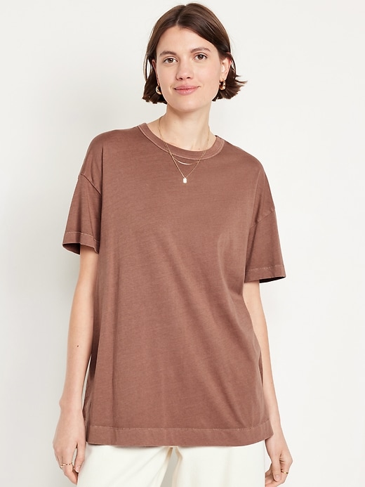 Image number 1 showing, Oversized EveryWear Tunic T-Shirt