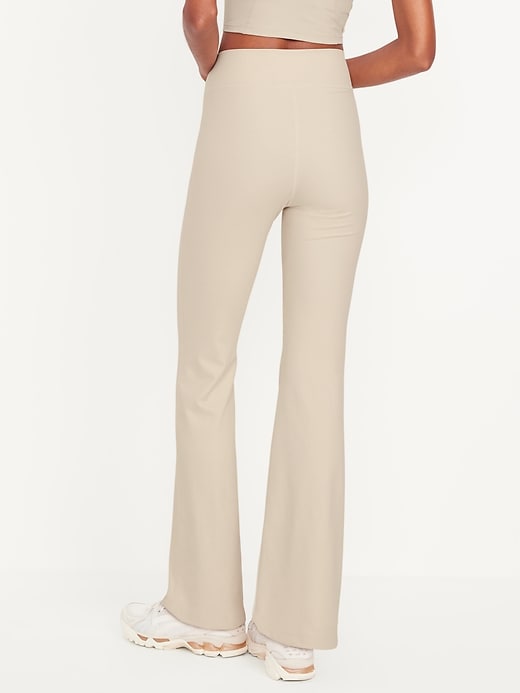 Image number 2 showing, Extra High-Waisted PowerSoft Rib Flare Leggings