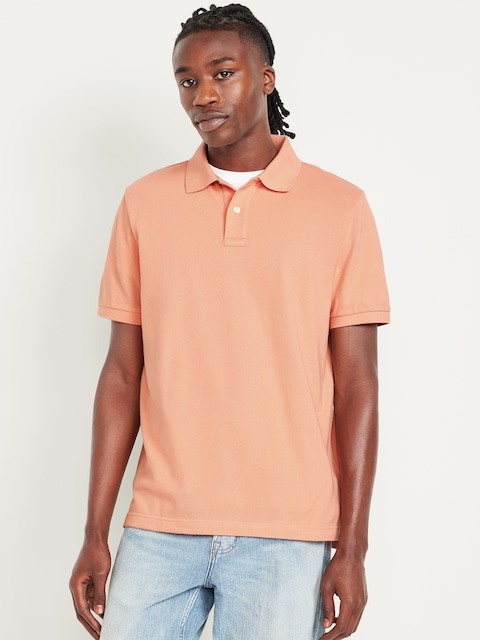 Uniform Pique Polo - Pink