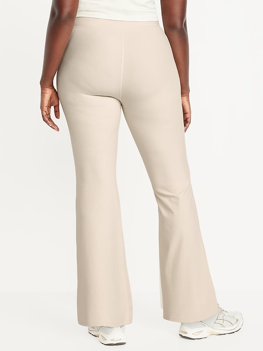 Image number 4 showing, Extra High-Waisted PowerSoft Rib Flare Leggings