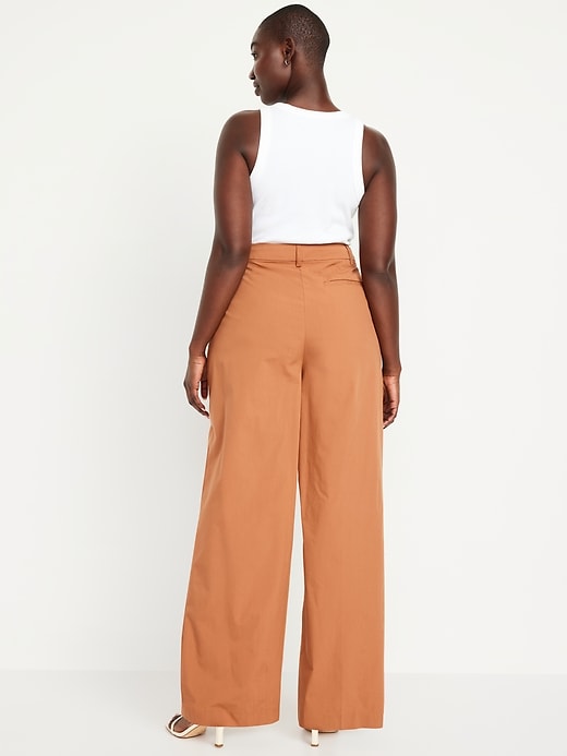 Image number 8 showing, Extra High-Waisted Taylor Super Wide-Leg Trouser Pants