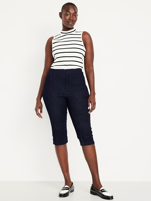 Image number 4 showing, Extra High-Waisted Polished Pixie Capri Pants