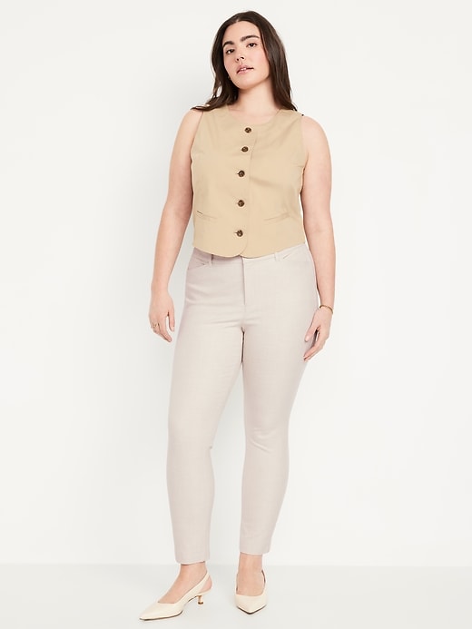 Image number 4 showing, High-Waisted Pixie Skinny Ankle Pants