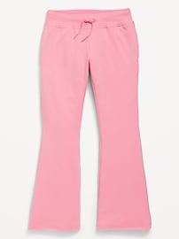 View large product image 4 of 4. Mid-Rise Flare-Leg Fleece Sweatpants for Girls