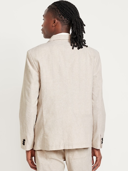 Image number 2 showing, Linen-Blend Blazer