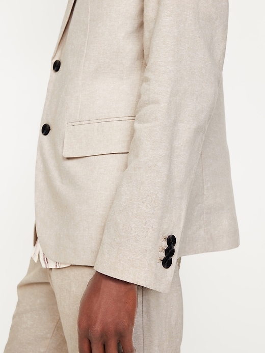 Image number 5 showing, Linen-Blend Blazer