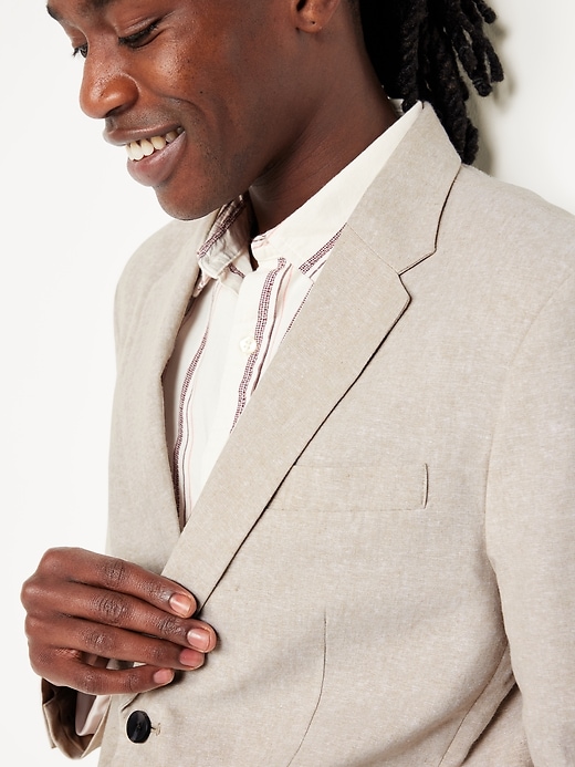 Image number 6 showing, Linen-Blend Blazer