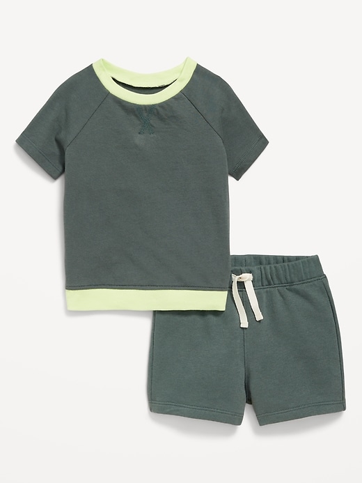 View large product image 1 of 2. Short-Sleeve Top and Shorts Set for Baby