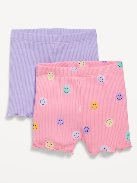 Cuissard en tricot côtelé pour bébé (paquet de 2)