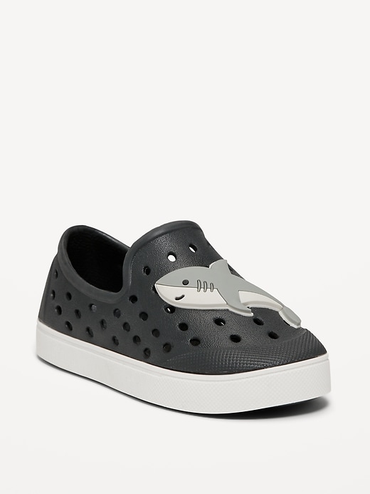 View large product image 1 of 2. Perforated Slip-On Shoes for Toddler Boys (Partially Plant-Based)