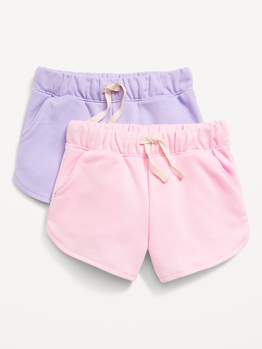 View large product image 1 of 1. French-Terry Shorts 2-Pack for Toddler Girls