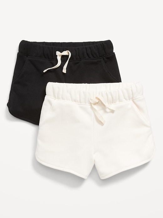 View large product image 1 of 1. French-Terry Shorts 2-Pack for Toddler Girls