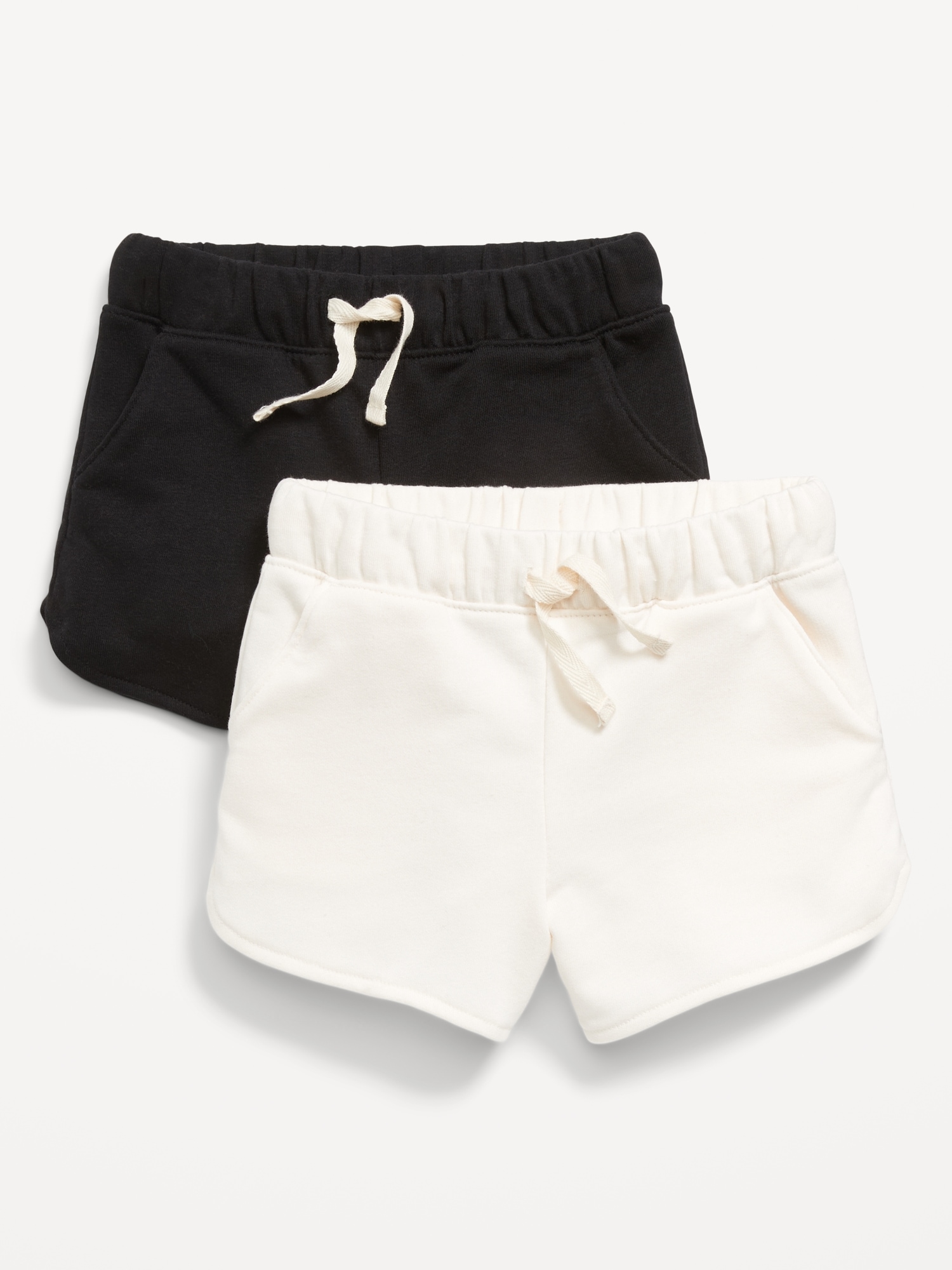 French-Terry Shorts 2-Pack for Toddler Girls