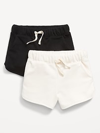 Image number 1 showing, French-Terry Shorts 2-Pack for Toddler Girls