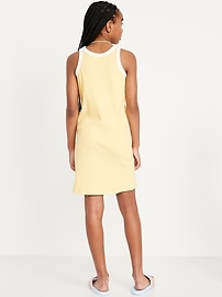 Image number 2 showing, Printed Fitted Sleeveless Dress for Girls