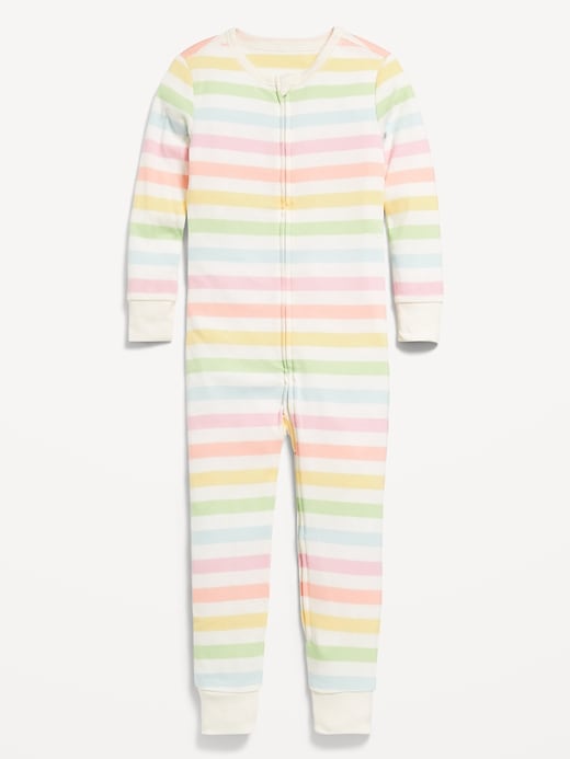 View large product image 1 of 2. Unisex Snug-Fit 2-Way-Zip Pajama One-Piece for Toddler & Baby