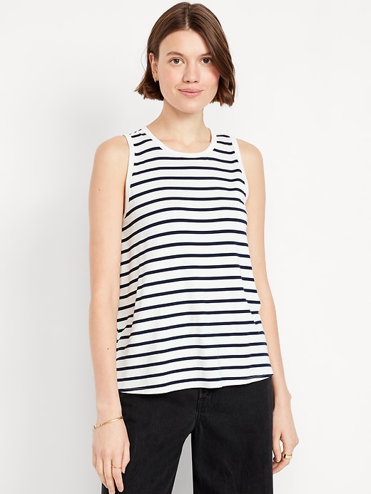 Image number 1 showing, Luxe Sleeveless High-Neck Top