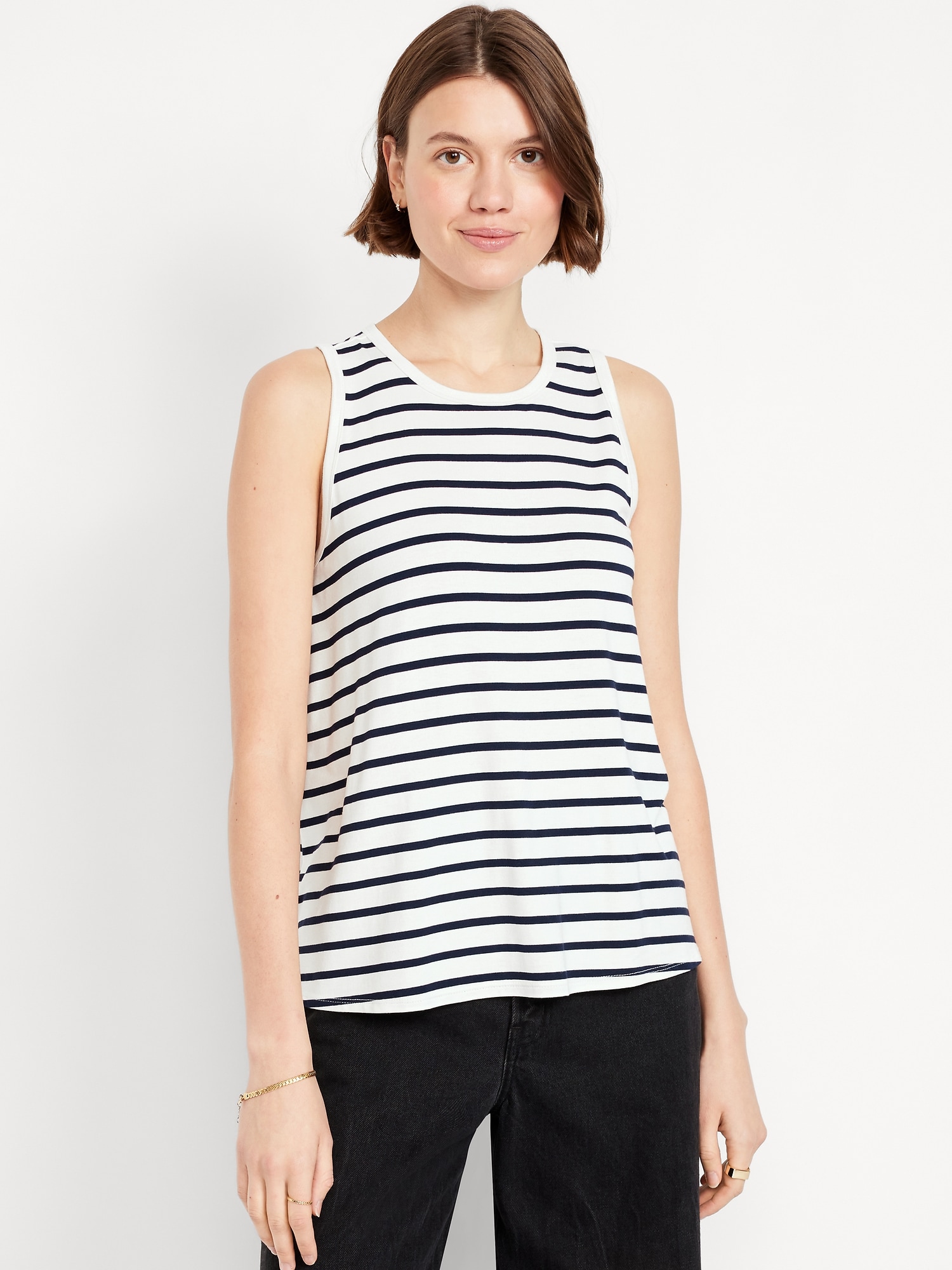 Luxe Sleeveless High-Neck Top