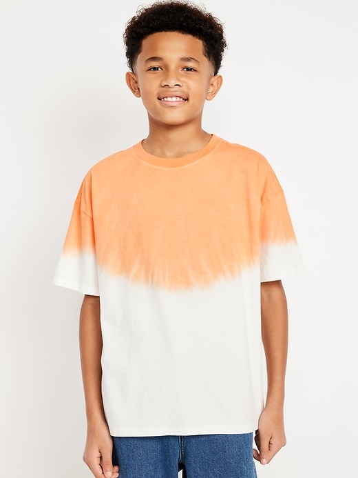 View large product image 1 of 5. Oversized Short-Sleeve T-Shirt for Boys