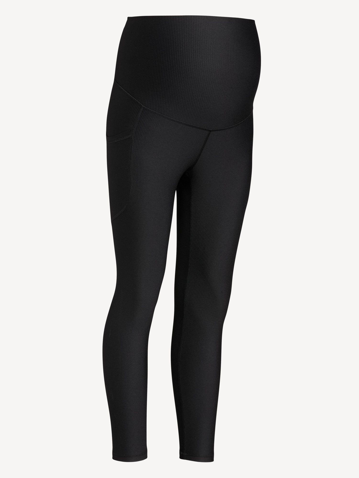 Maternity Full Panel PowerSoft 7/8 Rib Leggings