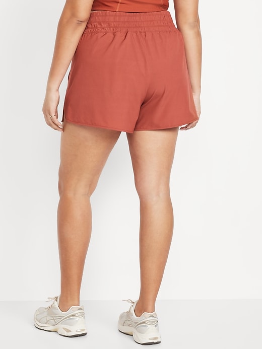 Image number 7 showing, Extra High-Waisted Crinkle Run Shorts -- 3-inch inseam