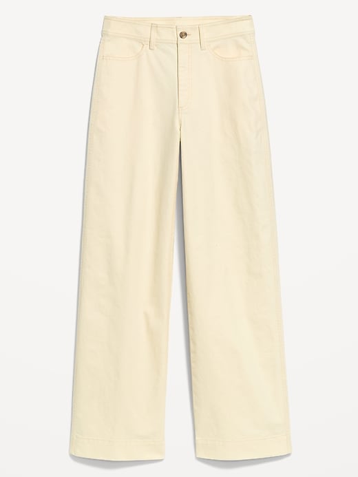 Image number 8 showing, Extra High-Waisted Mariner Wide-Leg Pants