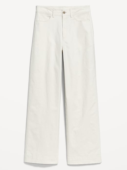 Image number 6 showing, Extra High-Waisted Mariner Wide-Leg Pants