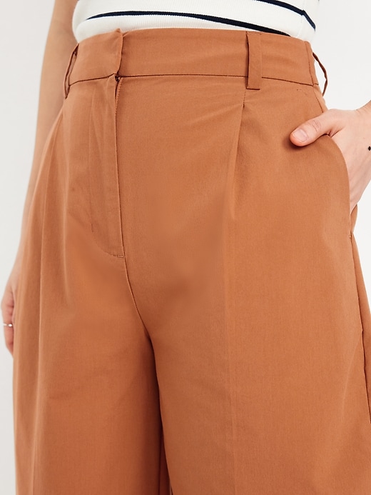 Image number 8 showing, Extra High-Waisted Taylor Super Wide-Leg Trouser Pants