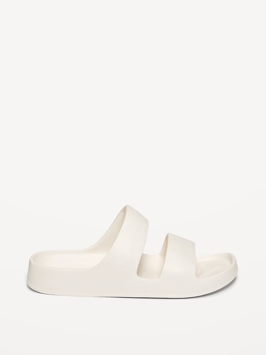 Image number 3 showing, Double-Strap Slide Sandals for Girls (Partially Plant-Based)