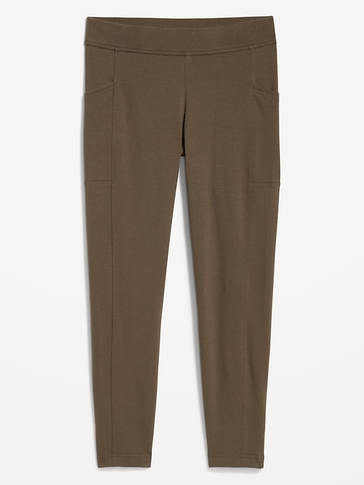 L'image numéro 4 présente Legging tendance à taille haute à superposer, longueur 7/8