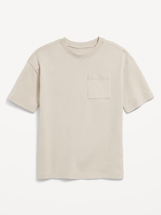 View large product image 2 of 5. Oversized Short-Sleeve Pocket T-Shirt for Boys