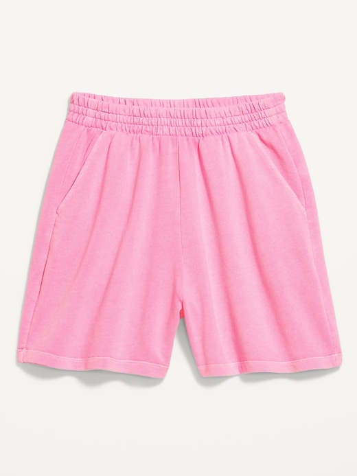 Image number 4 showing, Extra High-Waisted SoComfy Sweat Shorts -- 5-inch inseam